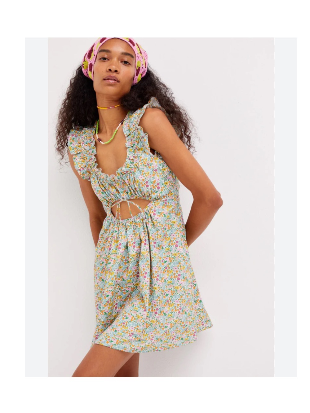 NWT For Love And Lemons Raleigh Mini Dress Sz M